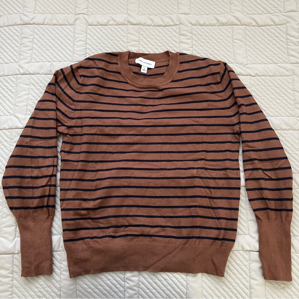 Free Assembly | Crew Stripe Sweater | S